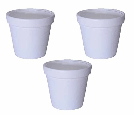 Plastic Planter Round Pots (Set of 3)