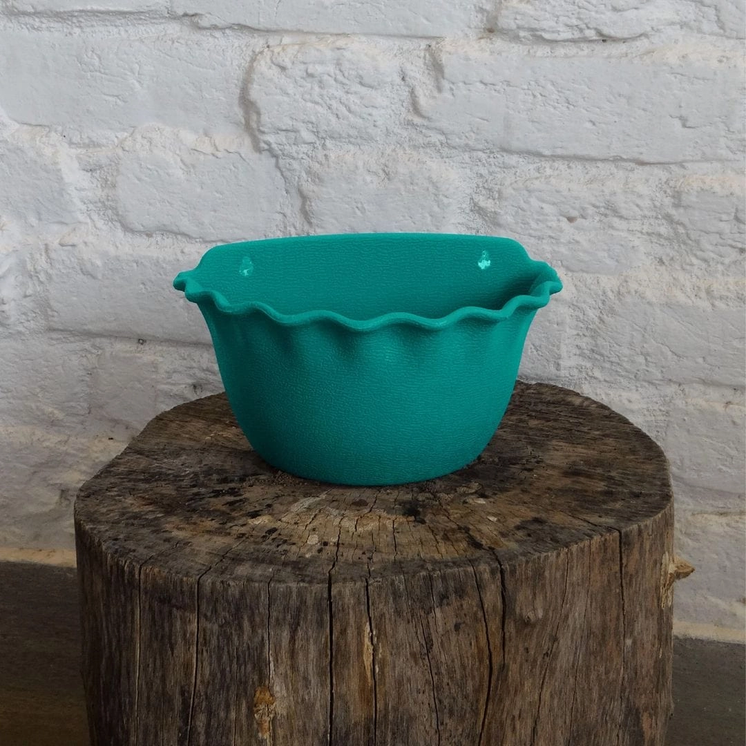 Plastic Sapphire Wall Pot,Dia-9 Inch