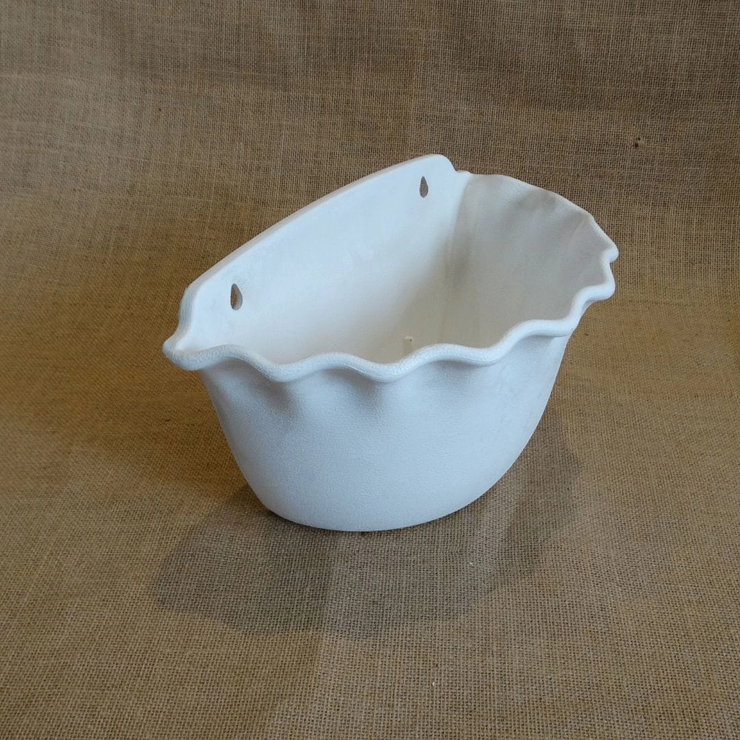 Plastic Sapphire Wall Pot,Dia-9 Inch