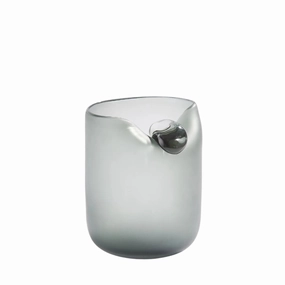Poise - Grey Vase Small mini ornamental plant  