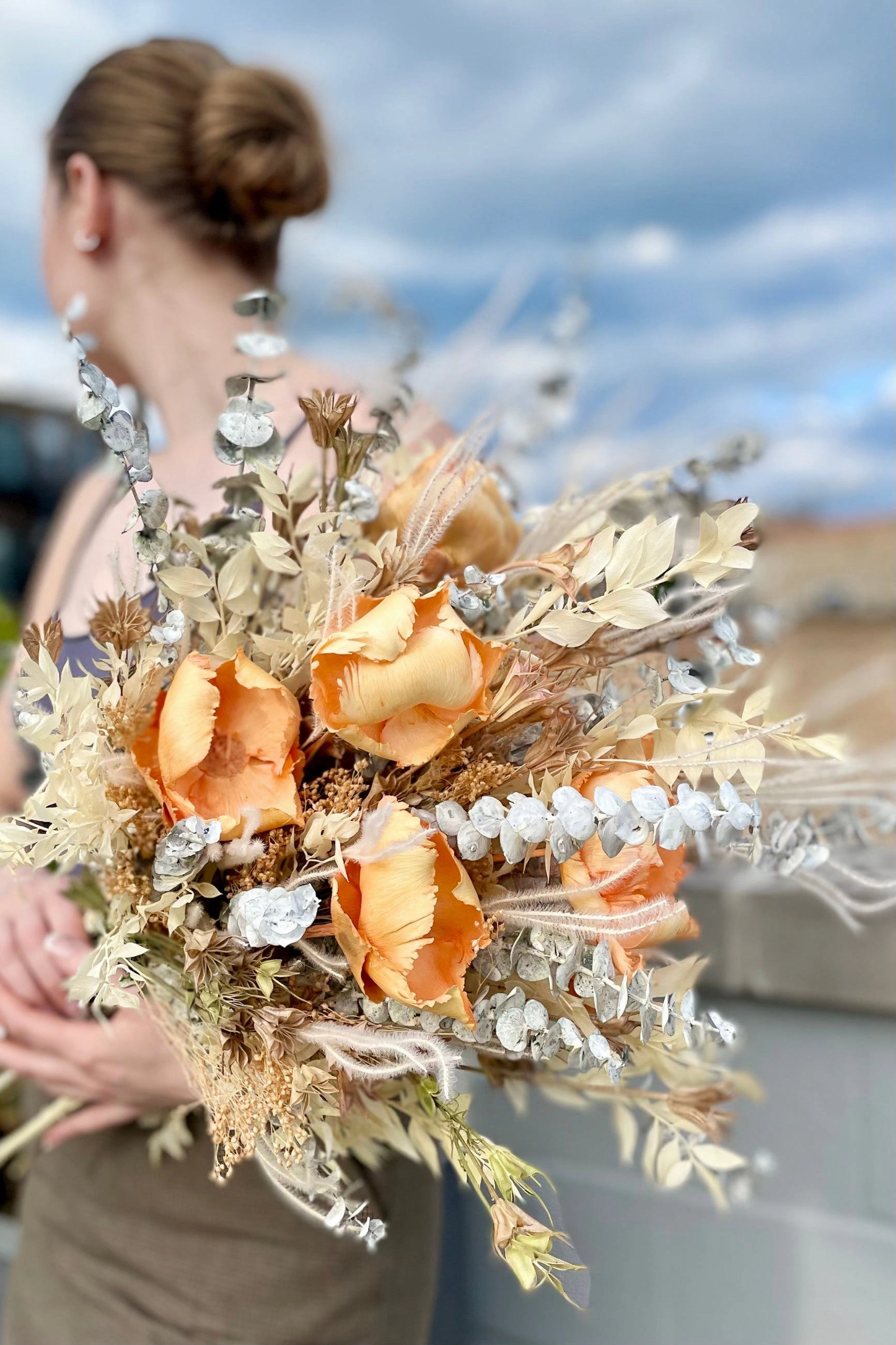 Preserved Arrangement Creamsicle