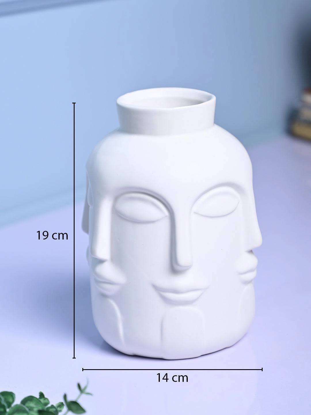 Pretty White Ceramic Vase