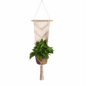 Primitive Planters Large Wall Planter V Design plant seeds  