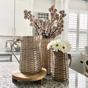 Purple Pod Spray xl flower pot  