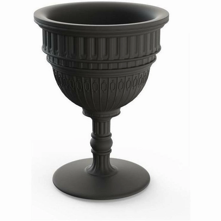 Qeeboo Capitol Planter/Champagne Cooler ?x H 44x60 Cm, Black dried green plant  