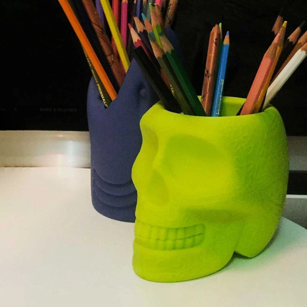 Qeeboo Mexico Planter And Pen Holder Xs, Cyan