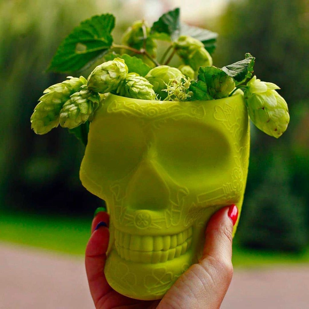 Qeeboo Mexico Planter And Pen Holder Xs, Lime