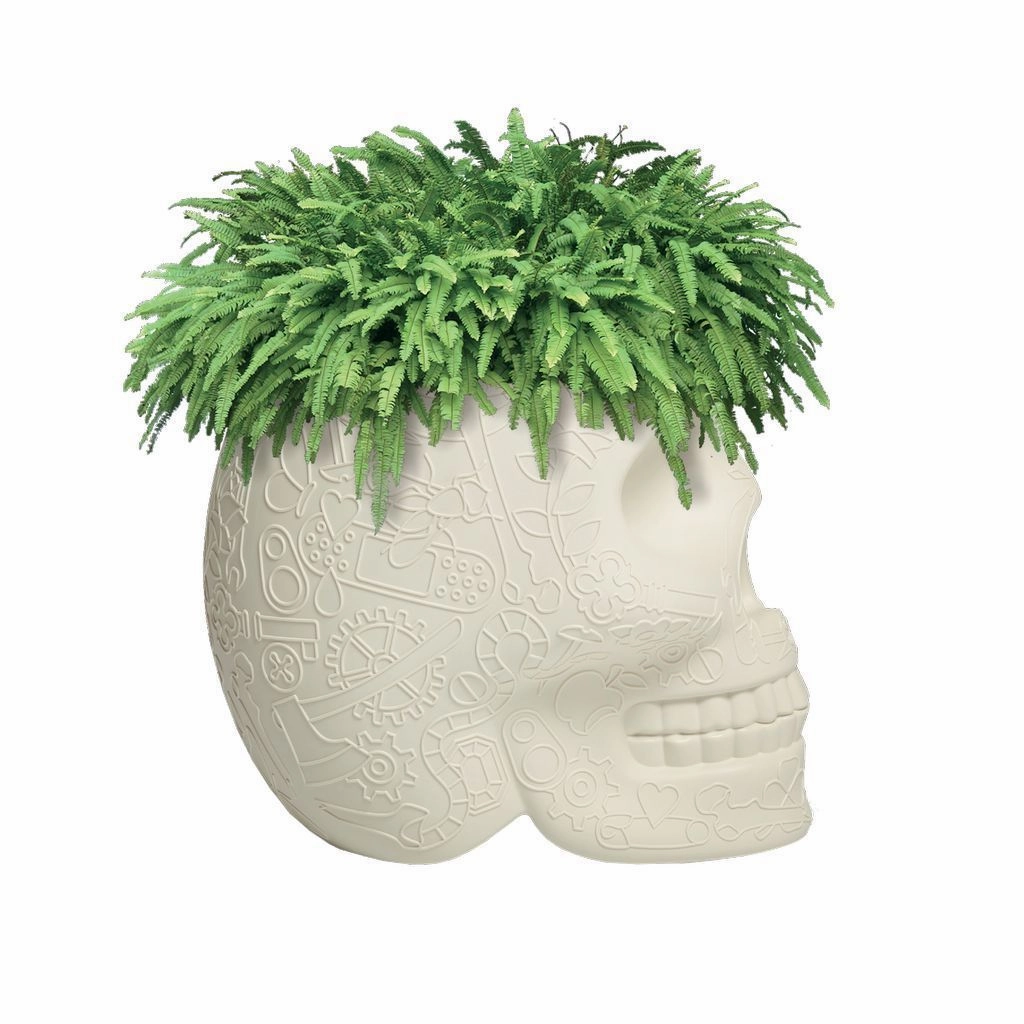 Qeeboo Mexico Planter/Champagne Cooler, Ivory