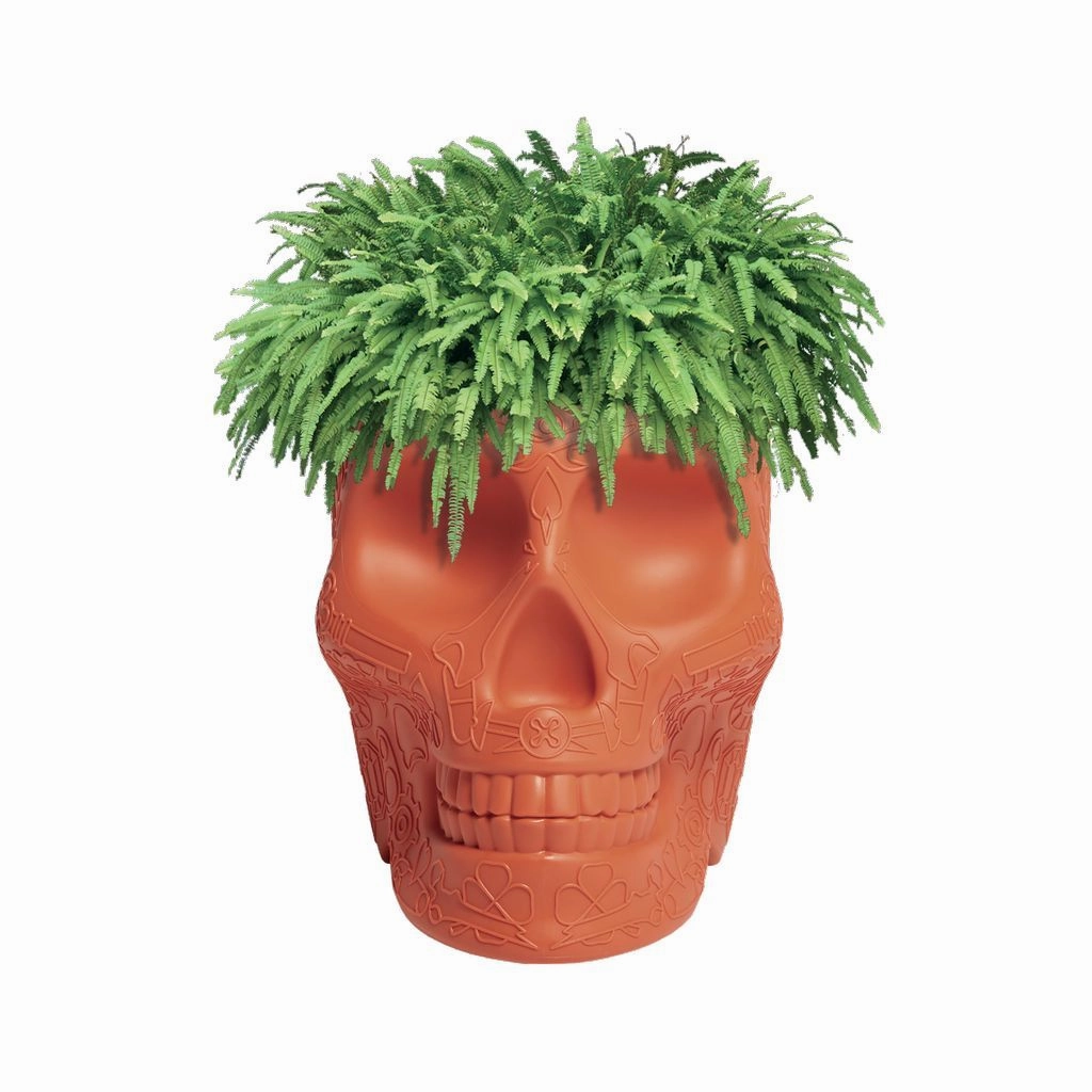 Qeeboo Mexico Planter/Champagne Cooler, Terracotta