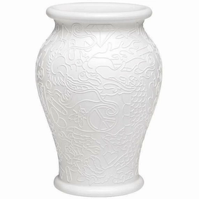 Qeeboo Ming Planter/Champagne Cooler With Rechargeable Led Light dried green plant  