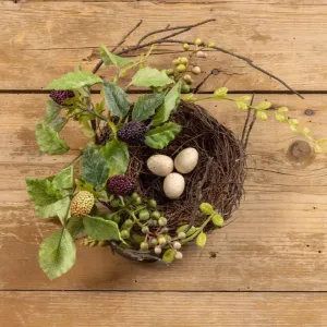 Raspberry Bird Nest dried flowers  