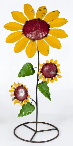 Re-Used Metal Flower dried flower branch  