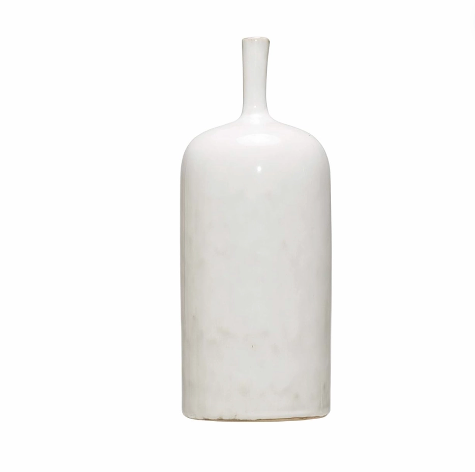 Reactive Glazed Stoneware Vases