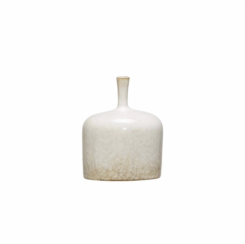 Reactive Glazed Stoneware Vases