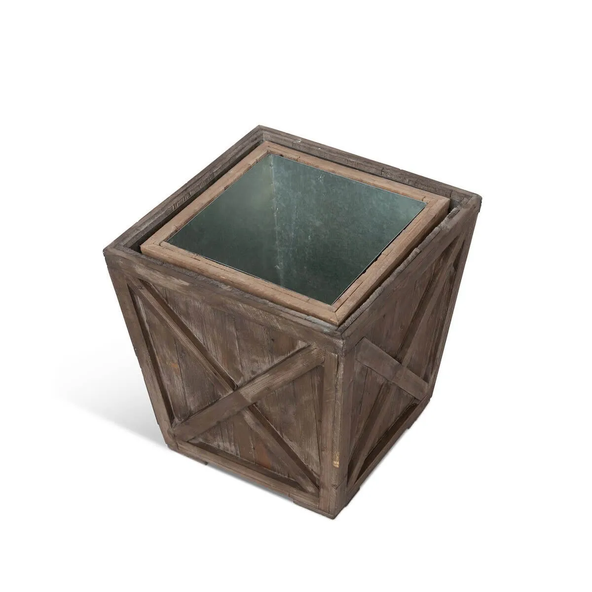 Reclaimed Wood Town & Country Planter Set