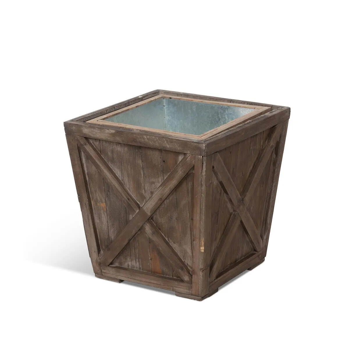 Reclaimed Wood Town & Country Planter Set