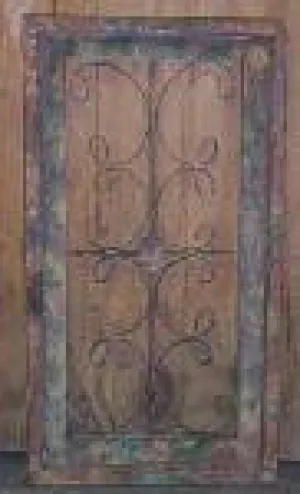 RECTANGLE SET OF 3 WOODEN WINDOWS dried flower branch  