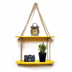 Rectangle Oval Yellow Wood Shelf cactus succulent plant  