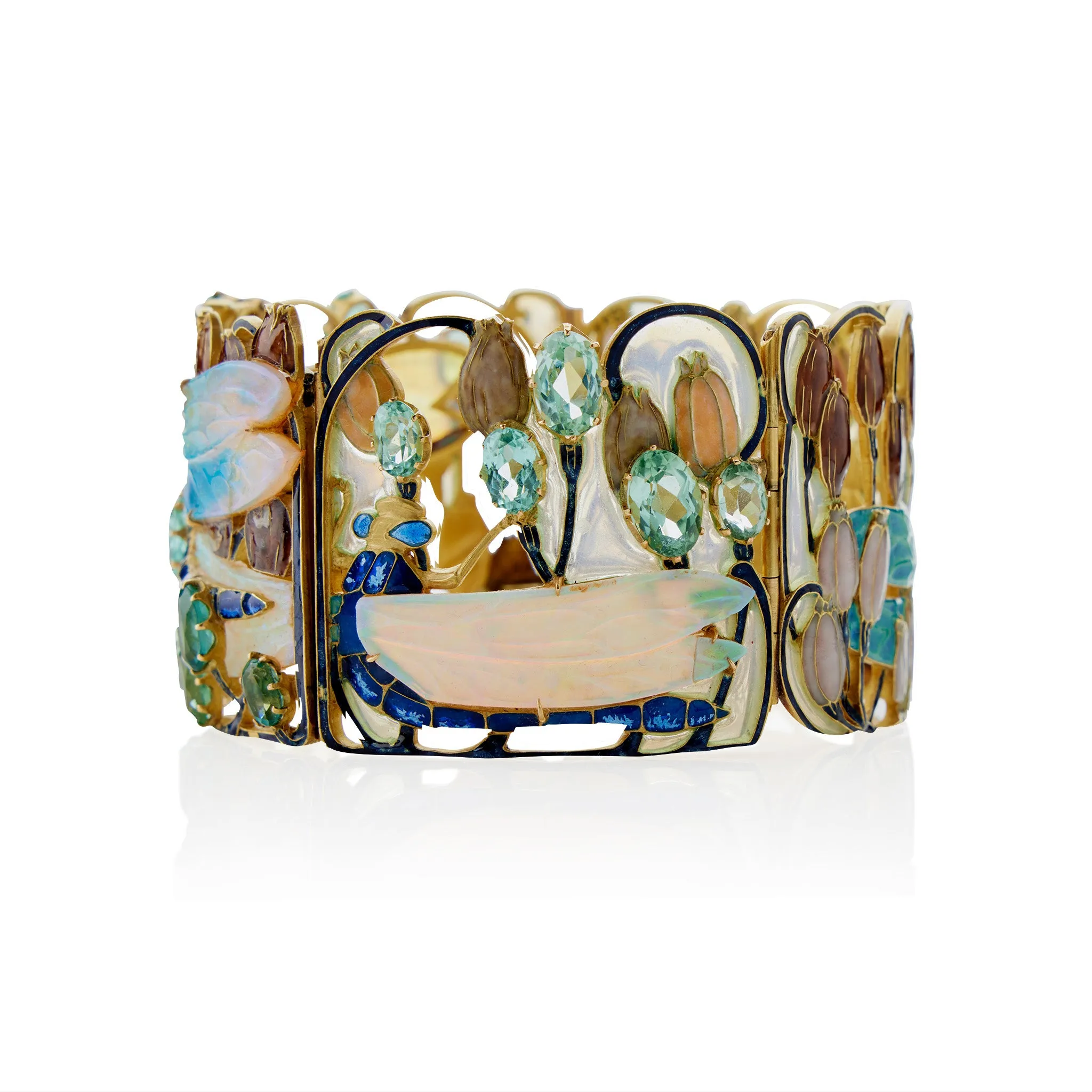 Ren?? Lalique "Dragonfly" Bracelet