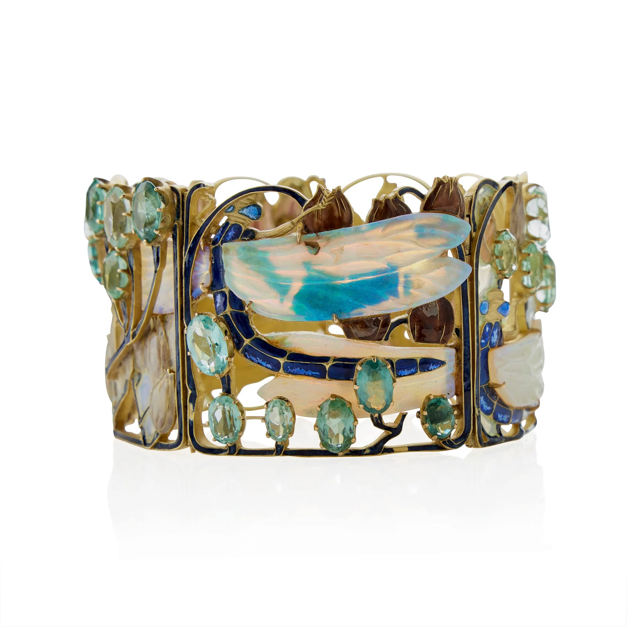 Ren?? Lalique "Dragonfly" Bracelet