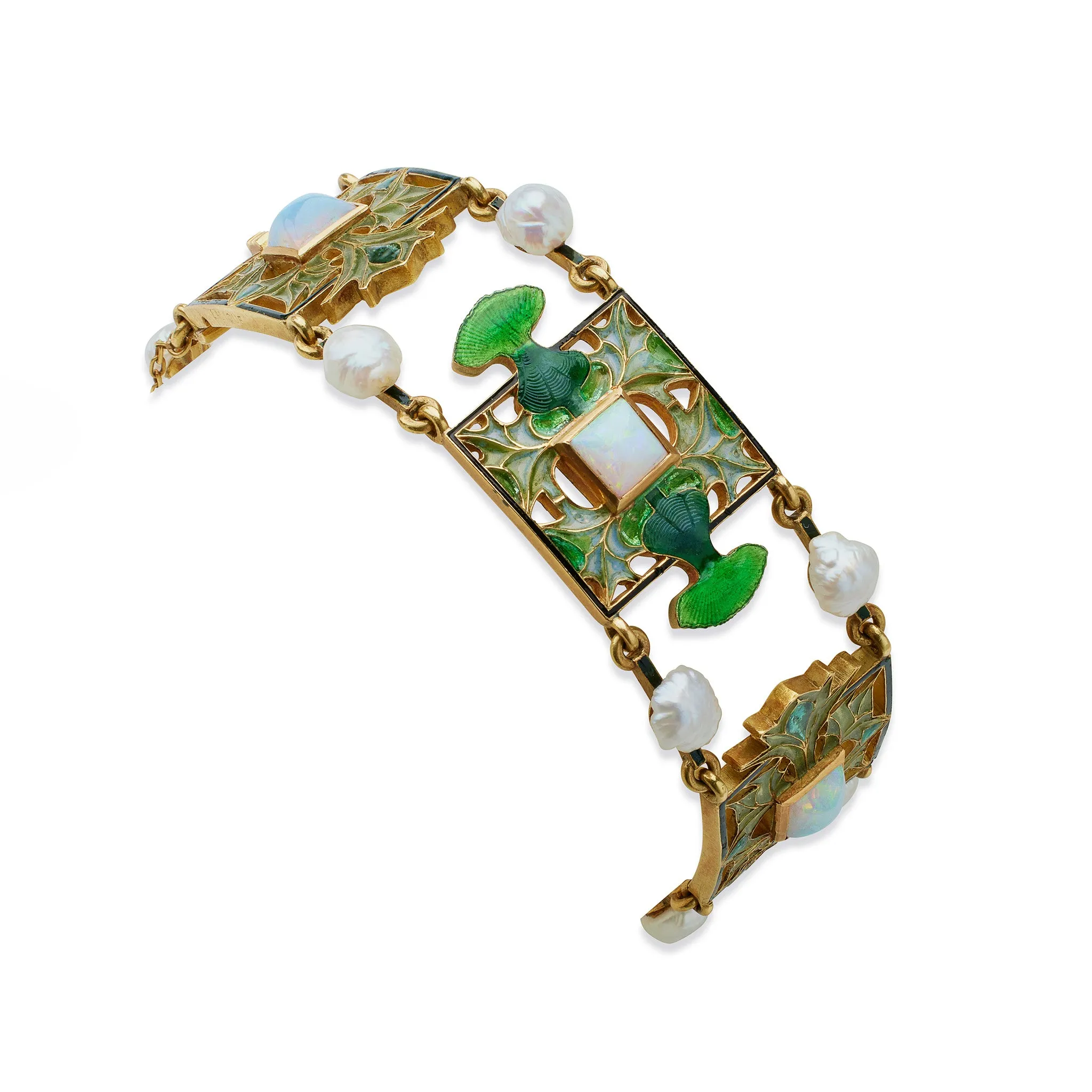 Ren Lalique "Thistle of Lorraine" Bracelet