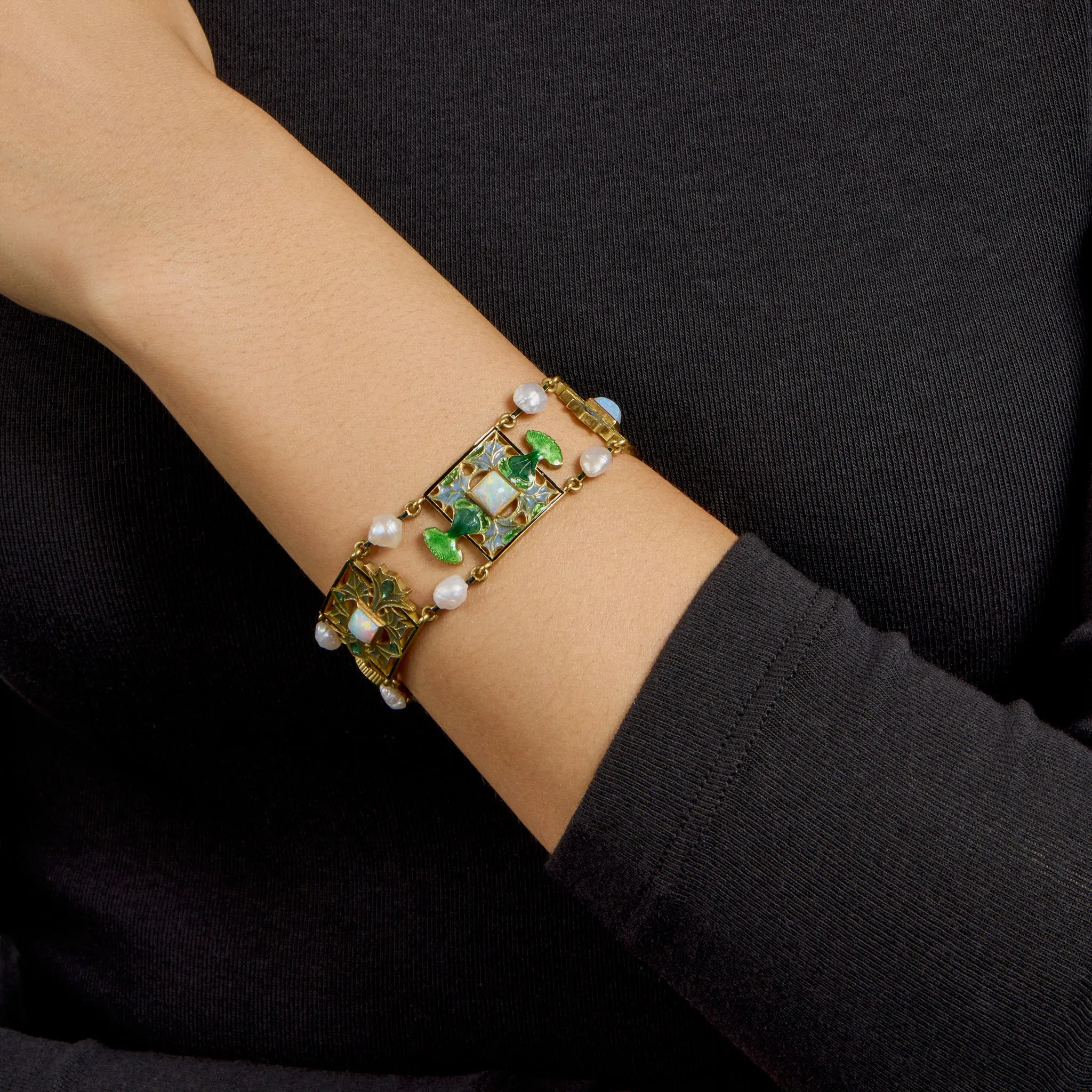 Ren Lalique "Thistle of Lorraine" Bracelet
