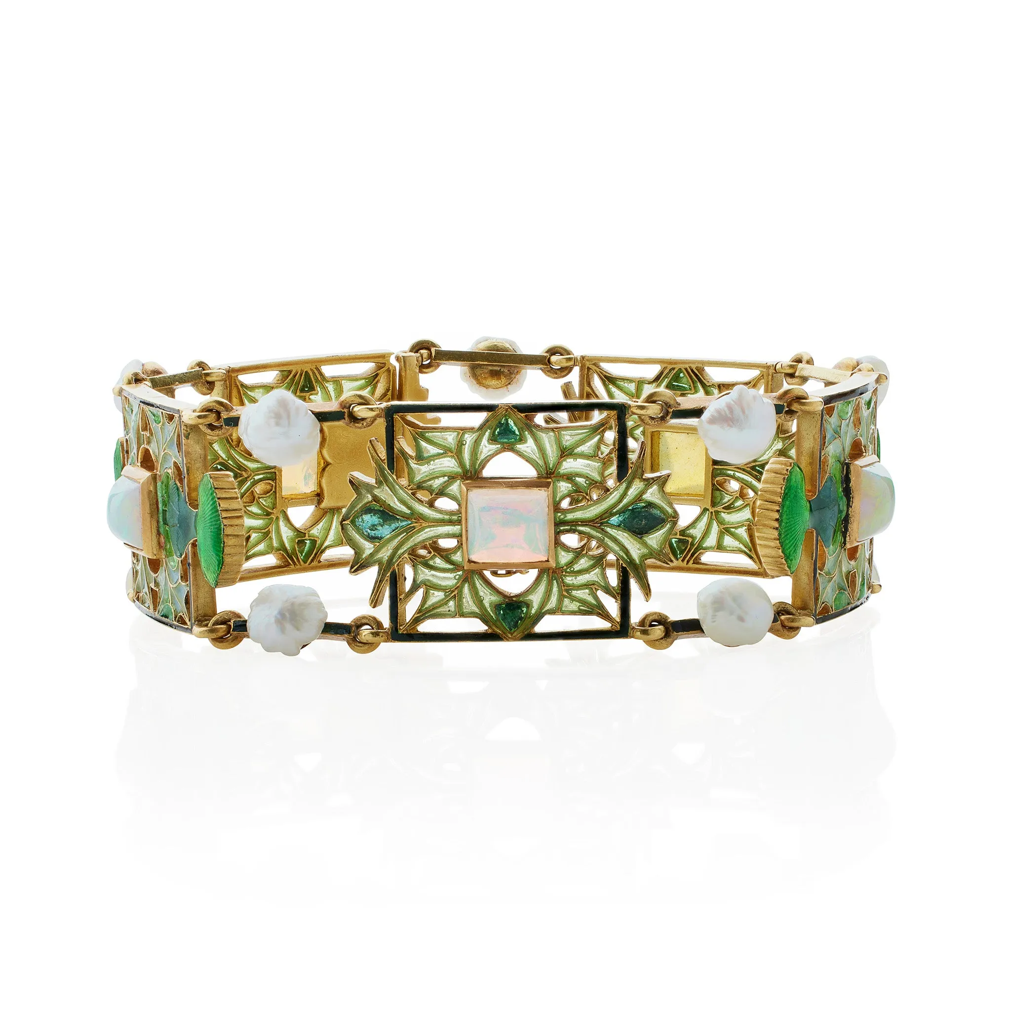 Ren Lalique "Thistle of Lorraine" Bracelet