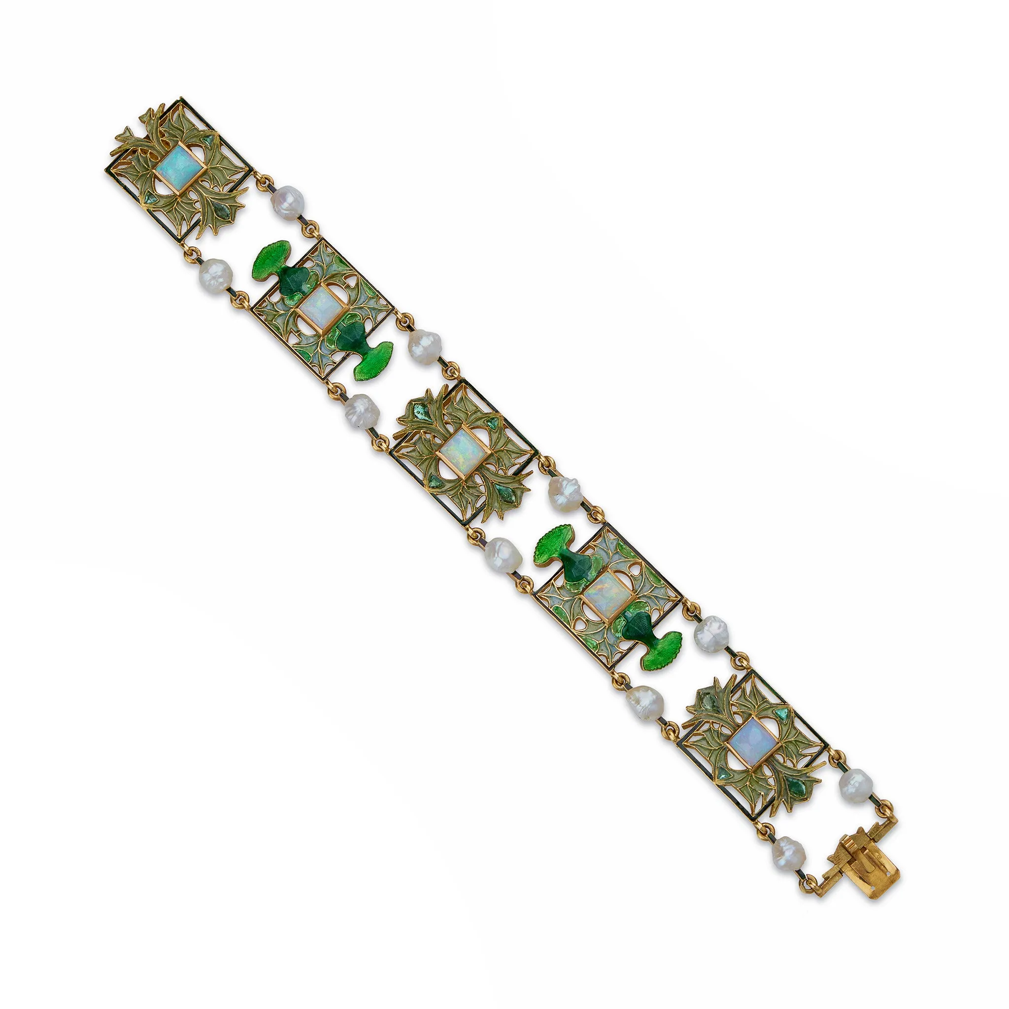 Ren Lalique "Thistle of Lorraine" Bracelet