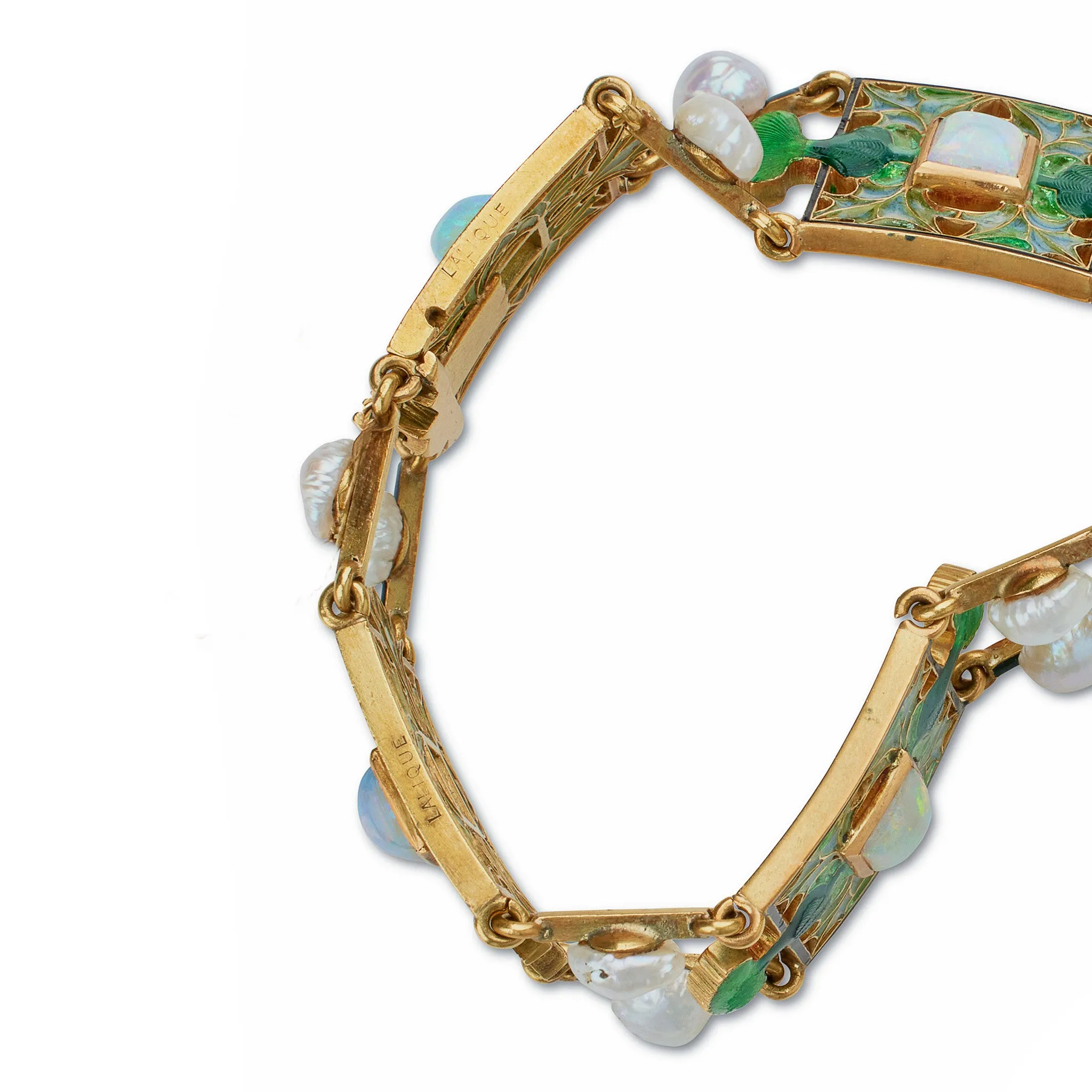 Ren Lalique "Thistle of Lorraine" Bracelet