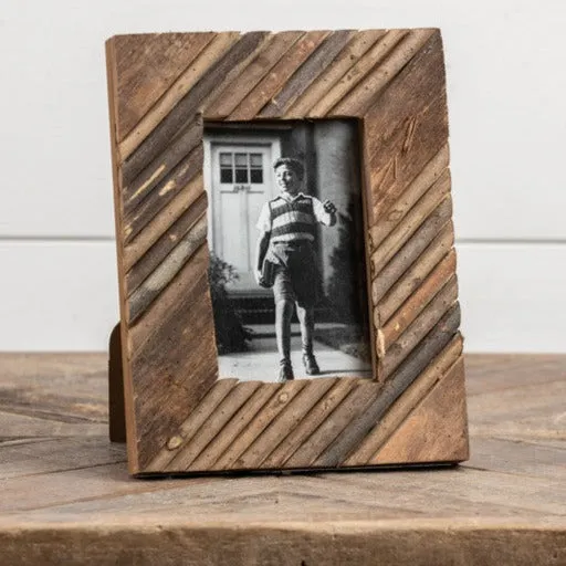 Resin Diagonal Photo Frame dried flowers  