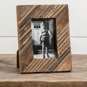 Resin Diagonal Photo Frame dried flowers  