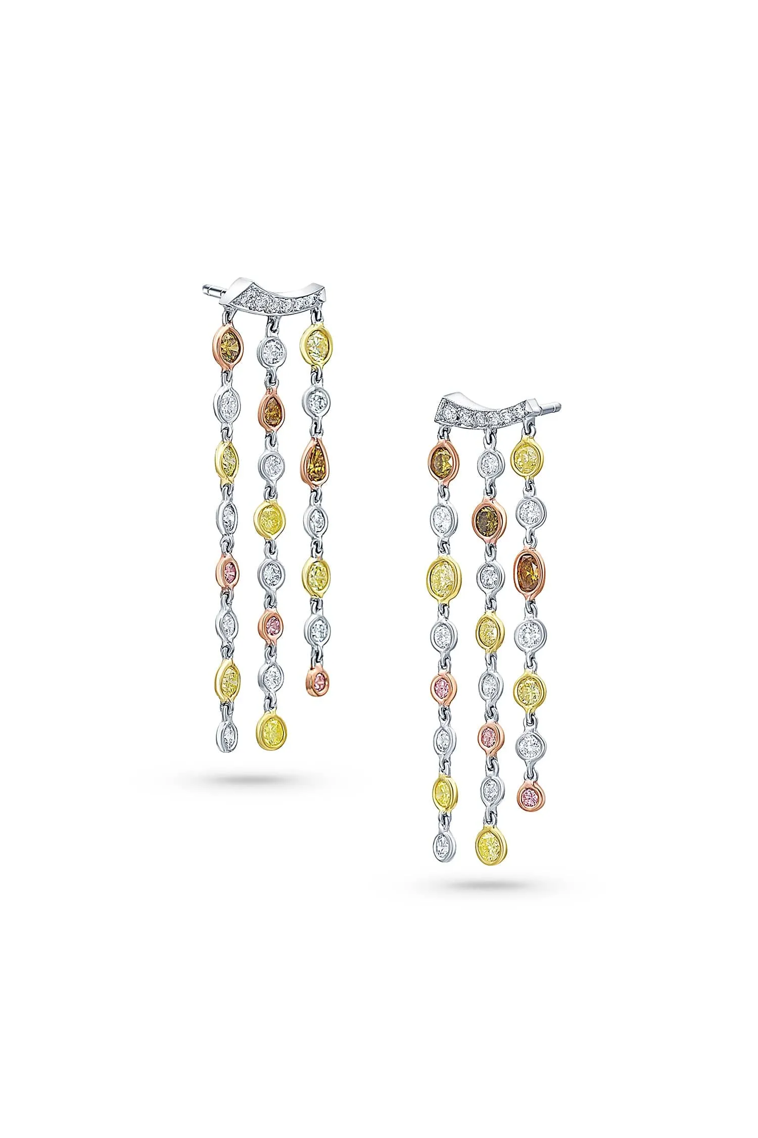 Rivire Multicolor Diamond Earrings