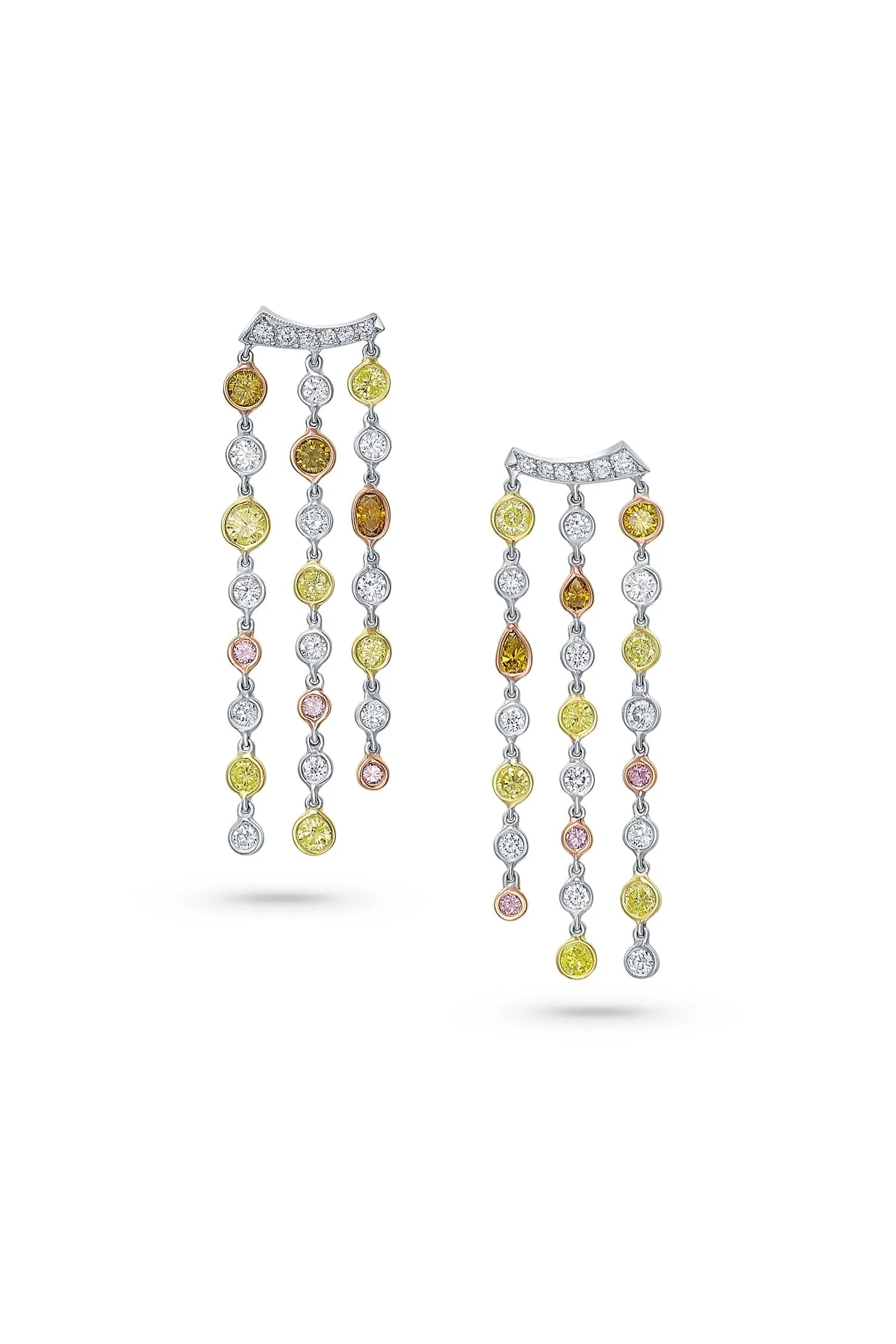 Rivire Multicolor Diamond Earrings