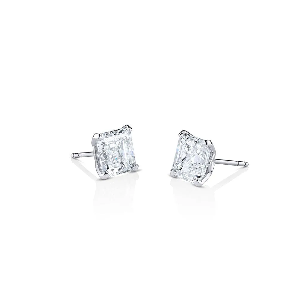 Rivi??re Platinum 10.18ctw Diamond Stud Earrings, GIA Certified