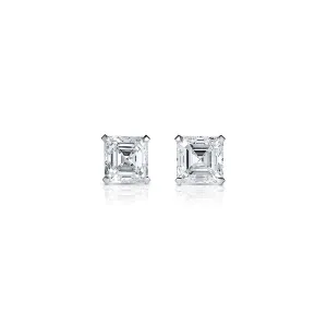 Rivire Platinum 10.18ctw Diamond Stud Earrings, GIA Certified