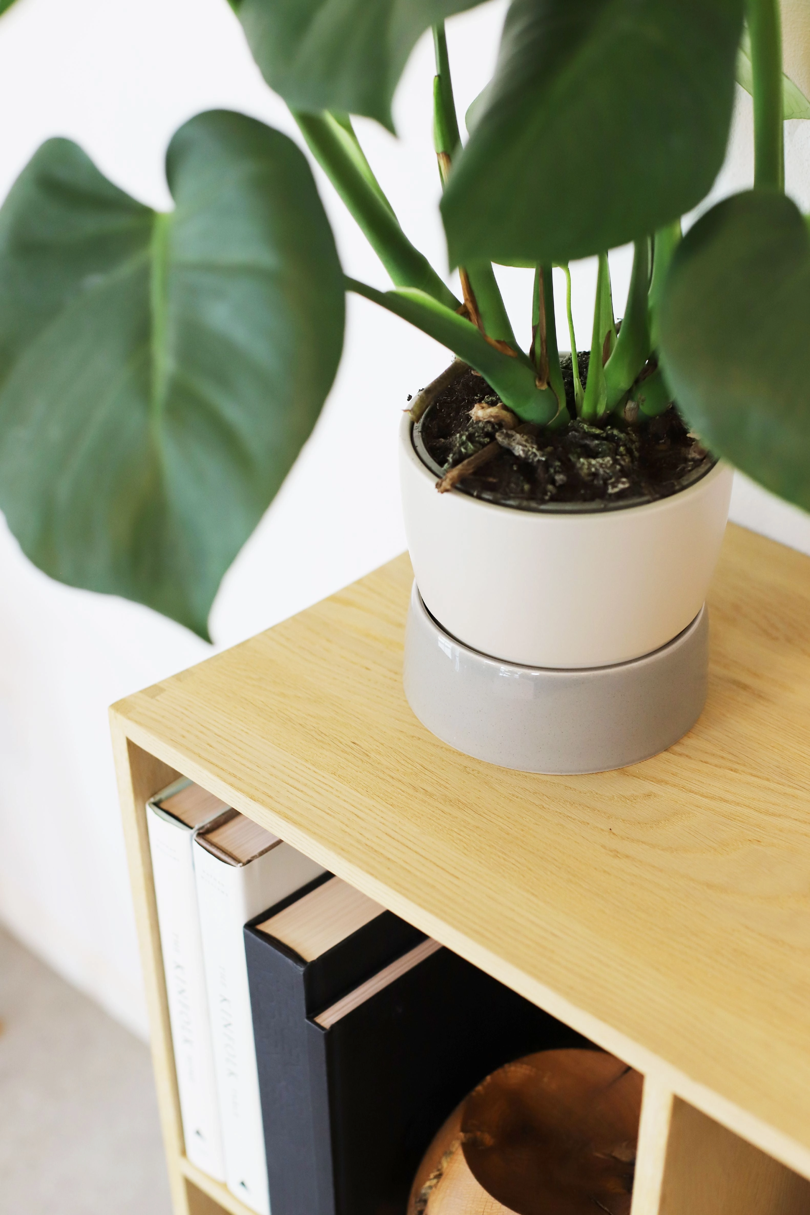 Ro Collection Two Tone Planter, Small, Dune Grey