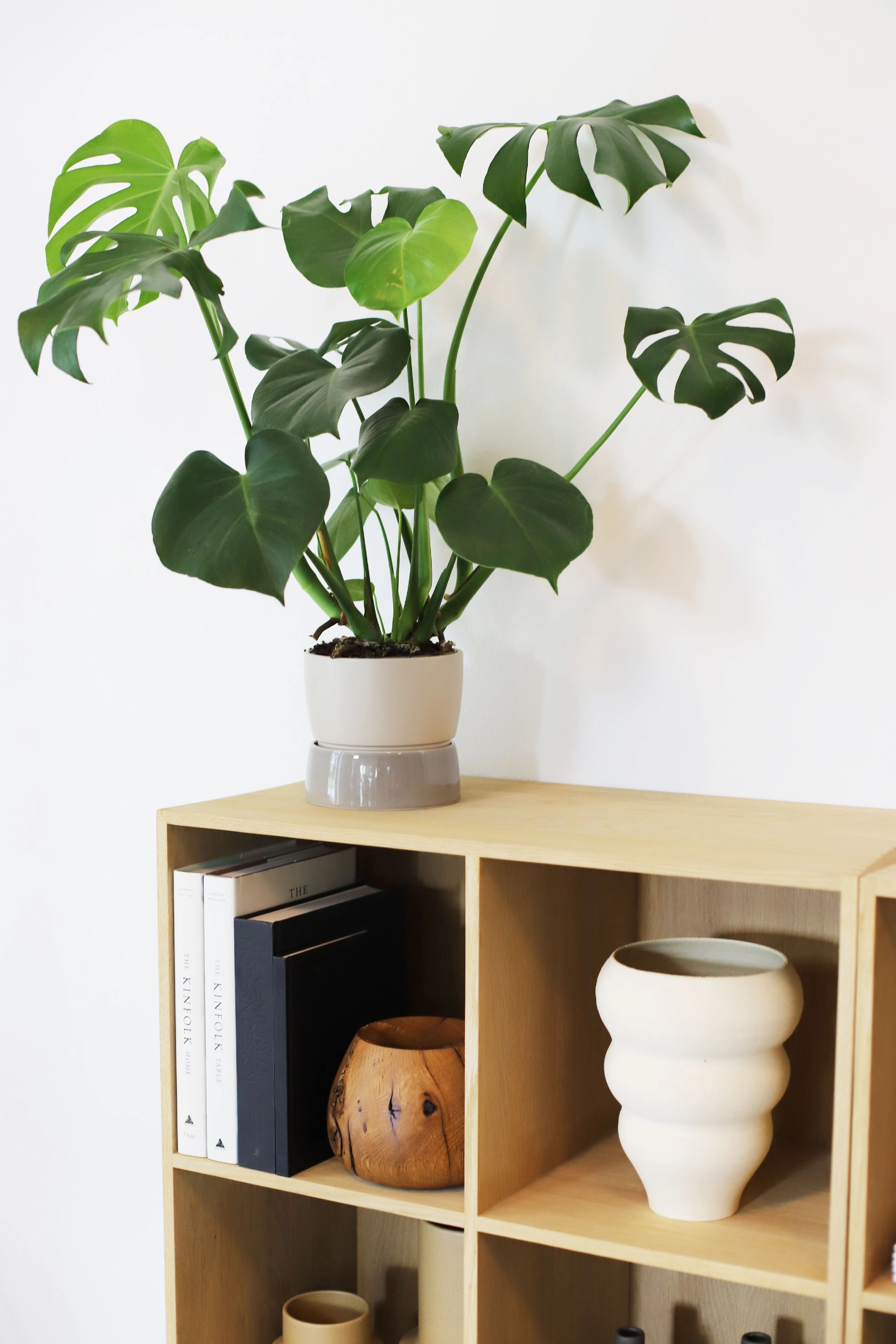 Ro Collection Two Tone Planter, Small, Dune Grey