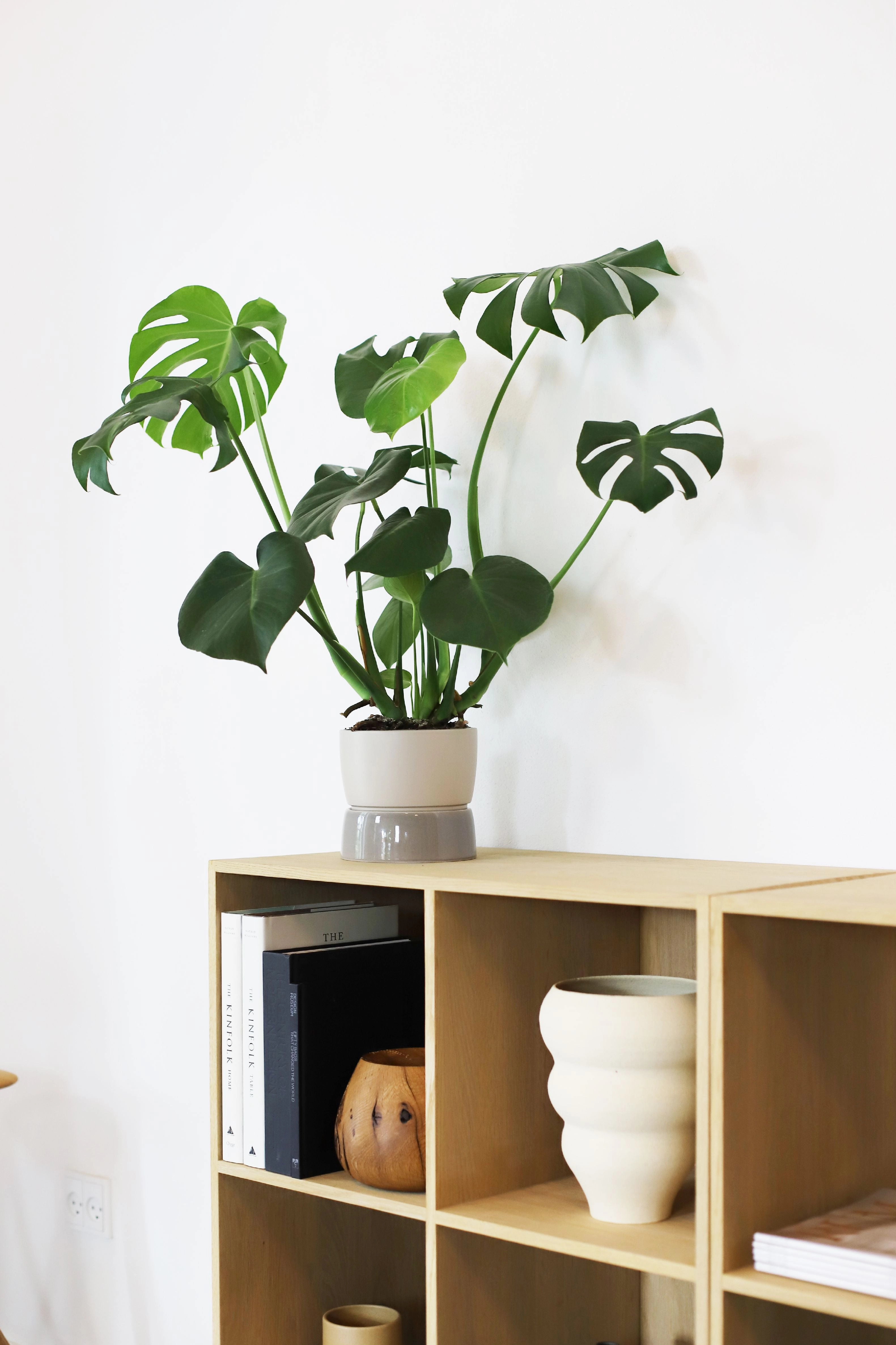 Ro Collection Two Tone Planter, Small, Dune Grey