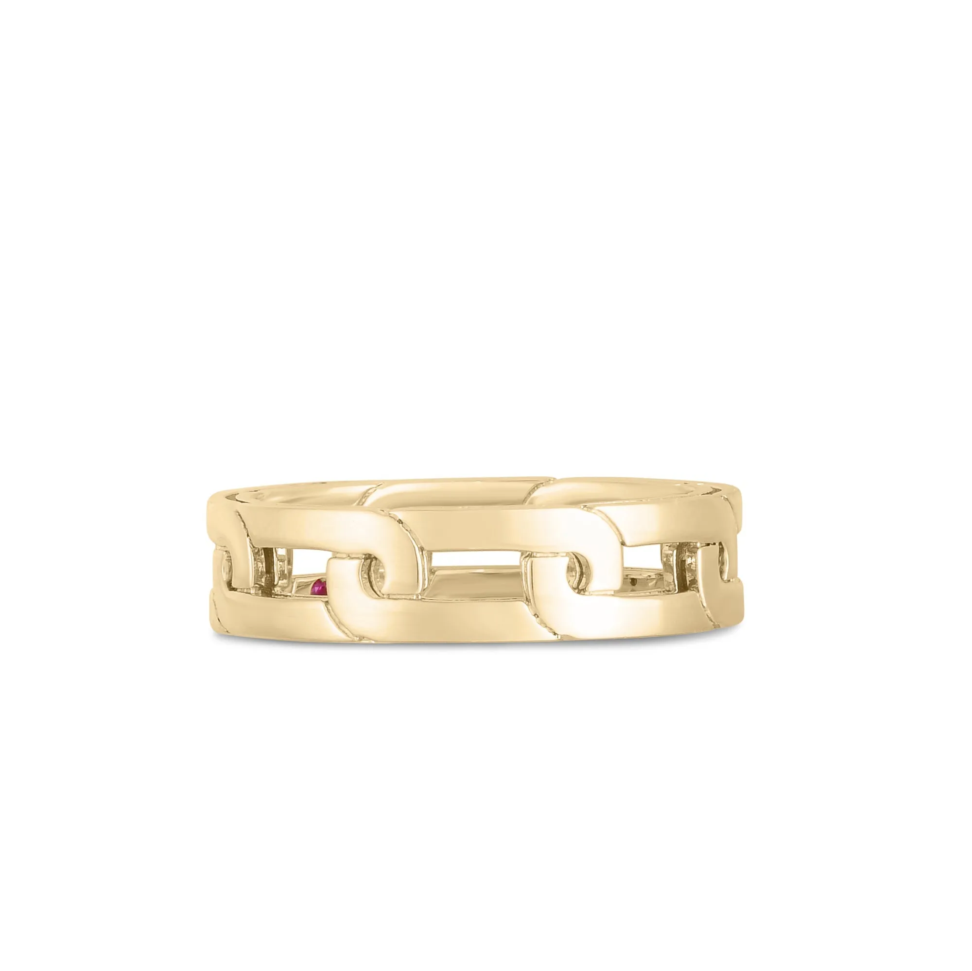 Roberto Coin Navarra 18ct Yellow Gold Ring