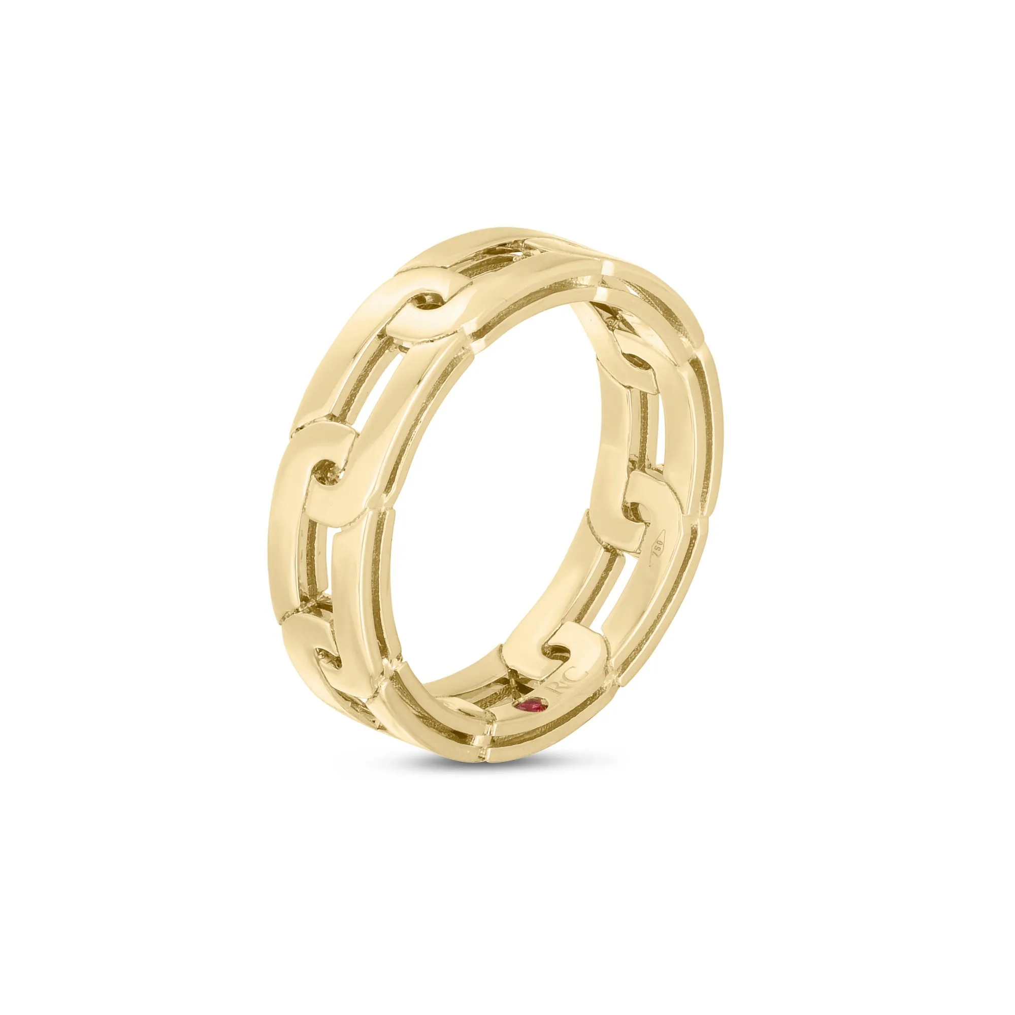 Roberto Coin Navarra 18ct Yellow Gold Ring