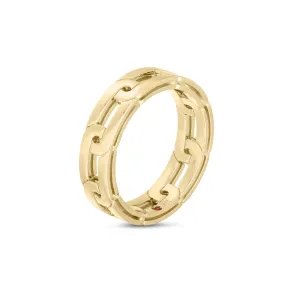 Roberto Coin Navarra 18ct Yellow Gold Ring