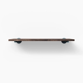 Roderick Espresso Wall Shelf traditional flower vase  