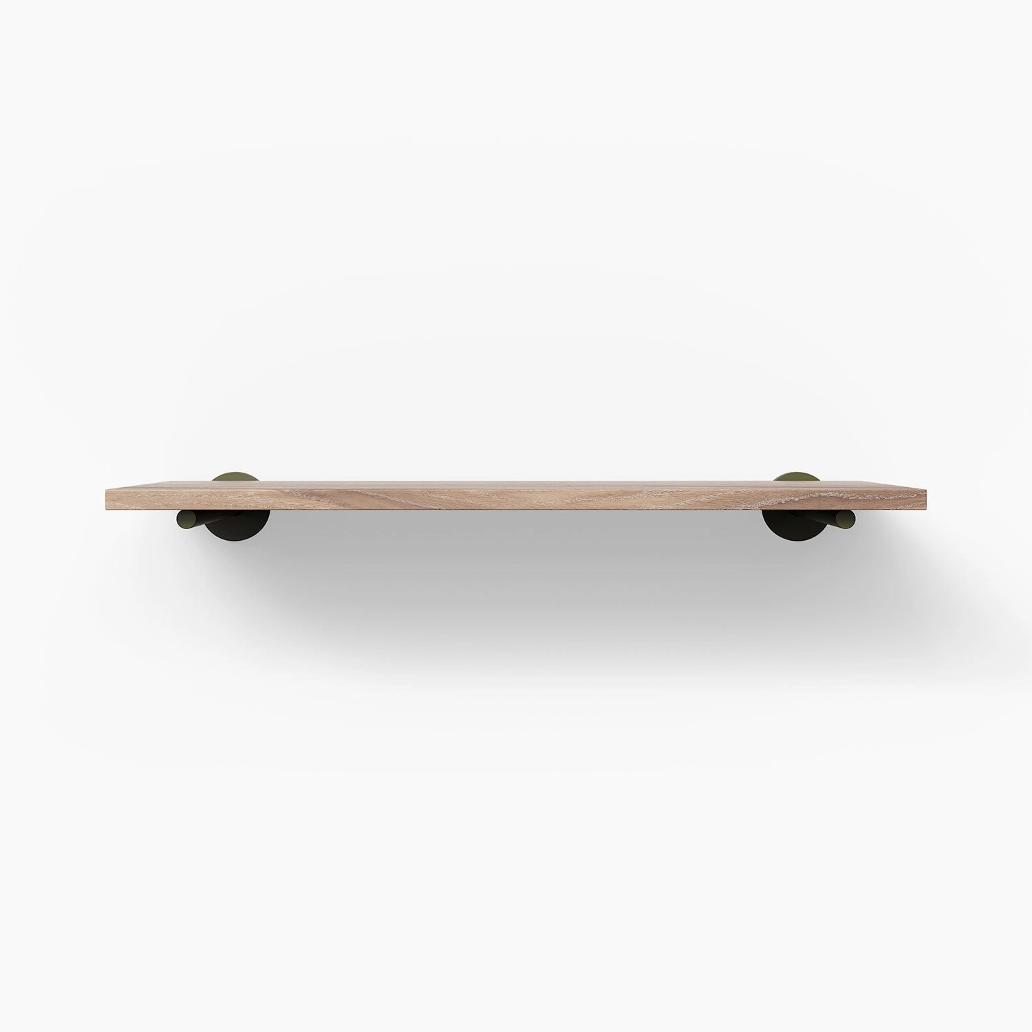 Roderick Glazed White Oak Wall Shelf traditional flower vase  