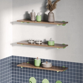 Roderick Nutmeg Wall Shelf traditional flower vase  
