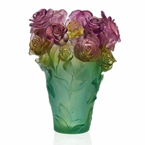Rose Passion - Green & Pink Vase mini ornamental plant  