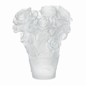 Rose Passion - White Vase mini ornamental plant  
