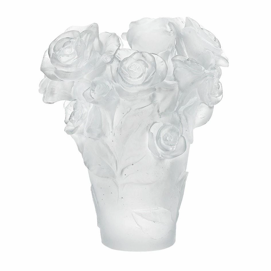 Rose Passion - White Vase mini ornamental plant  
