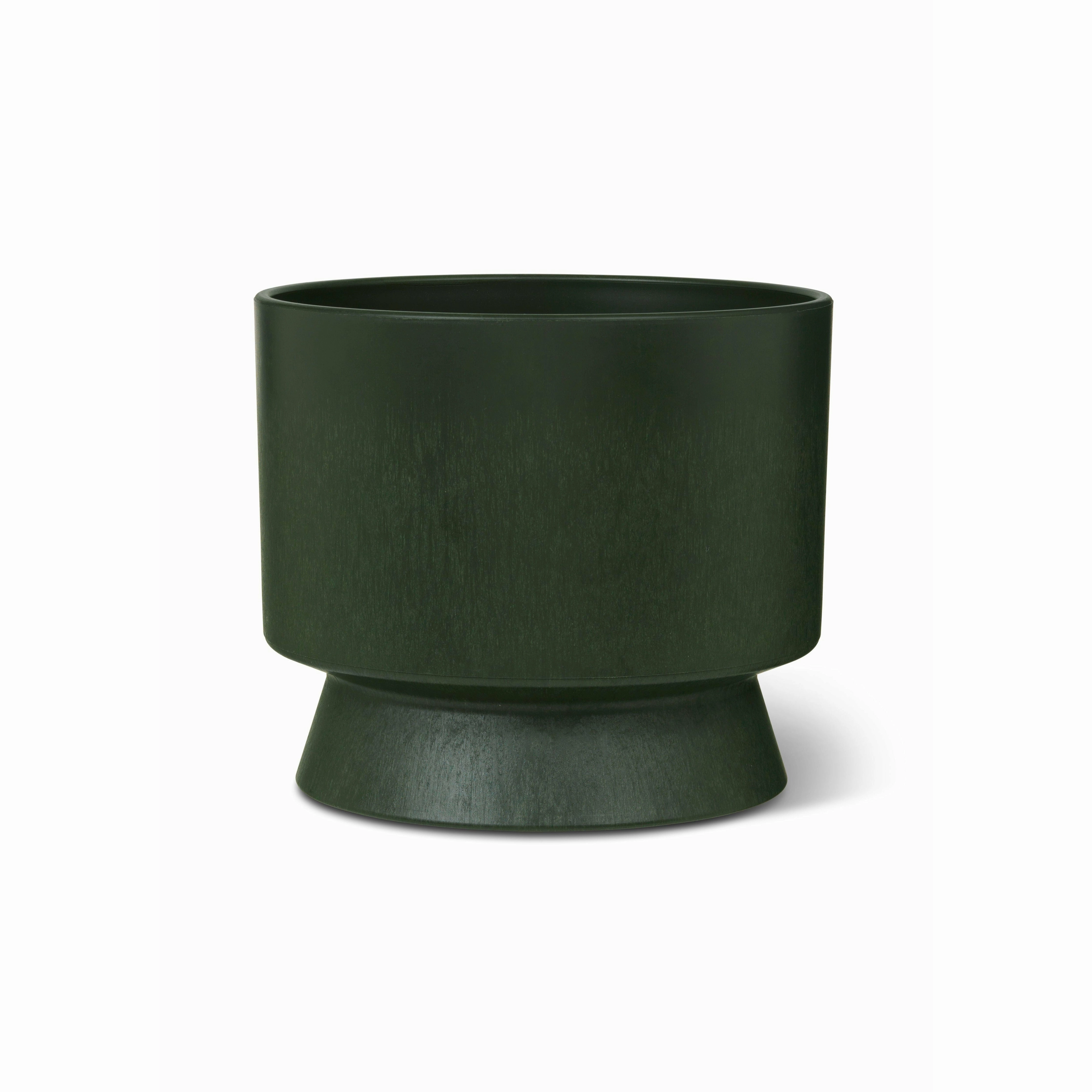 Rosendahl Ro Flowerpot ?12 Cm, Dark Green dried green plant  