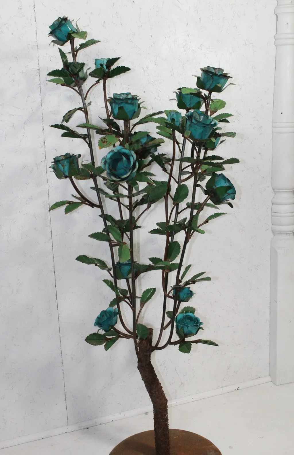 Roses on Rd Base dried flower branch  