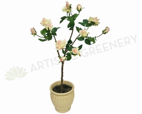 ROSESET139 Real Touch Rose Plant Set 110cm - Custom Made sun perennial  